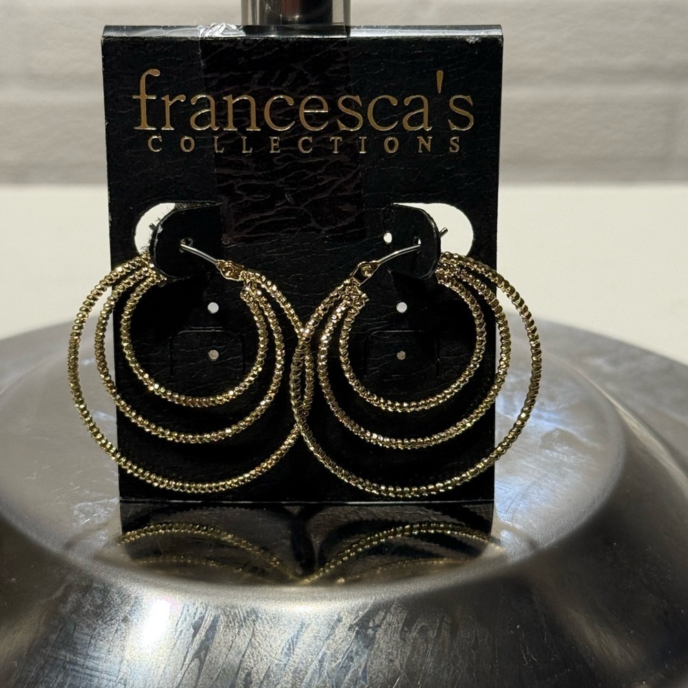 Francesca's Collections Multi-Hoop‎ Earrings